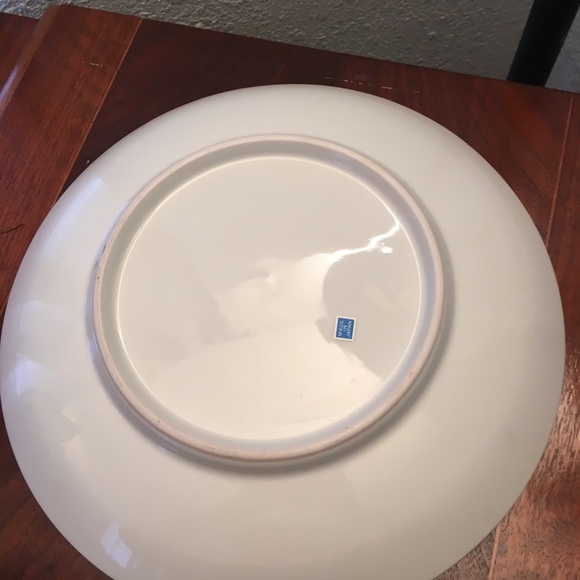 Arita Decorative Blue Iris Plate 12” - Picture 7 of 8